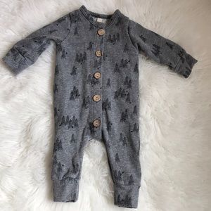Childhoods SOLD OUT Long Sleeve Romper In Trees